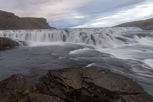 Gullfoss Waterfall view alternative